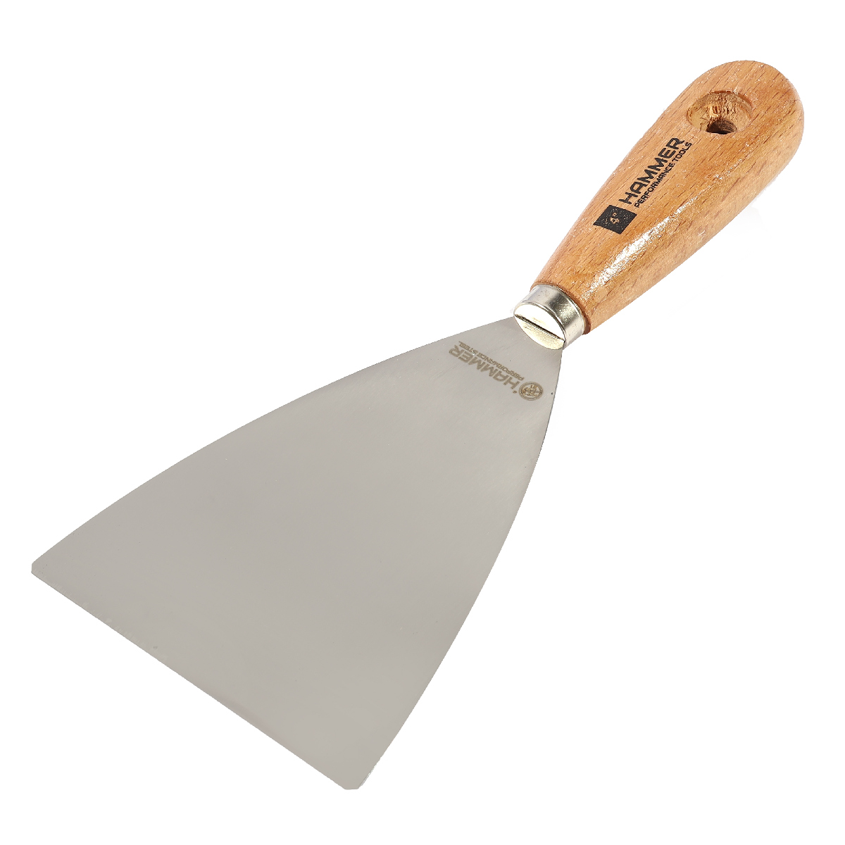 เกรียงโป๊วสี เหล็กคาร์บอน 4" ด้ามไม้ ZZ(ในนี้) ราคา ฿46.8
