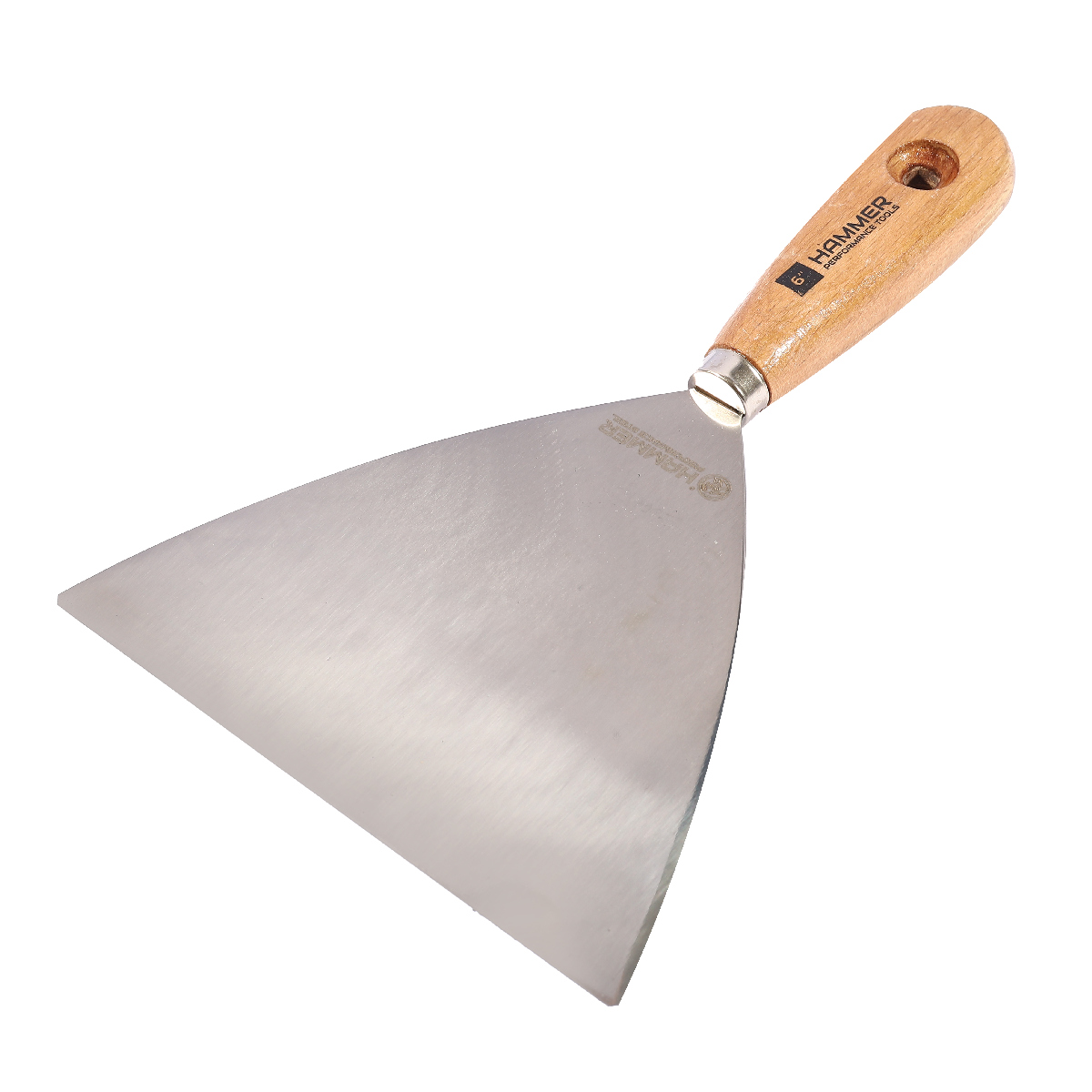 เกรียงโป๊วสี เหล็กคาร์บอน 6" ด้ามไม้ ZZ(ในนี้) ราคา ฿55.2