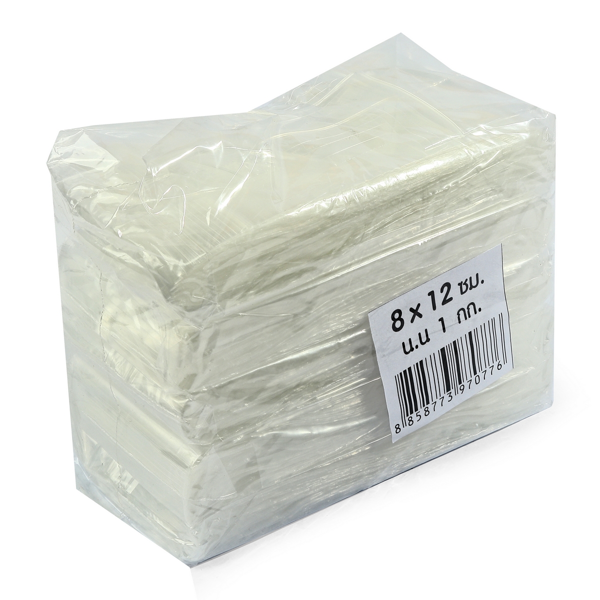 ถุงซิปใสมาตรฐาน 8X12CM(1KG) HERO รูปที่ 3