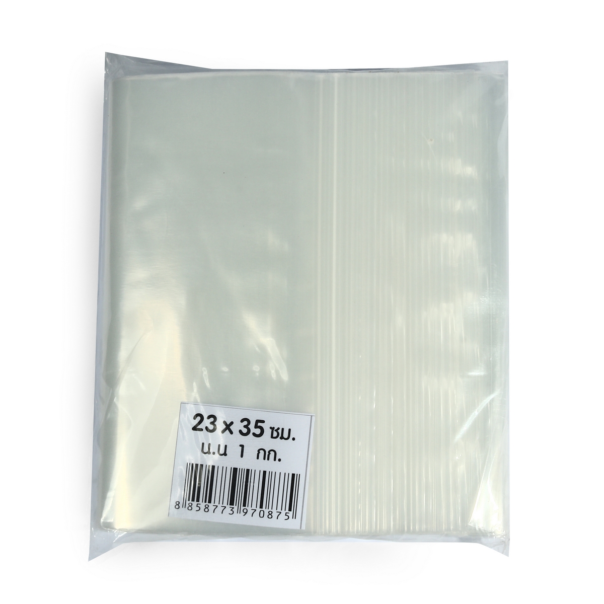 ถุงซิปใสมาตรฐาน 23X35CM(1KG) HERO รูปที่ 2