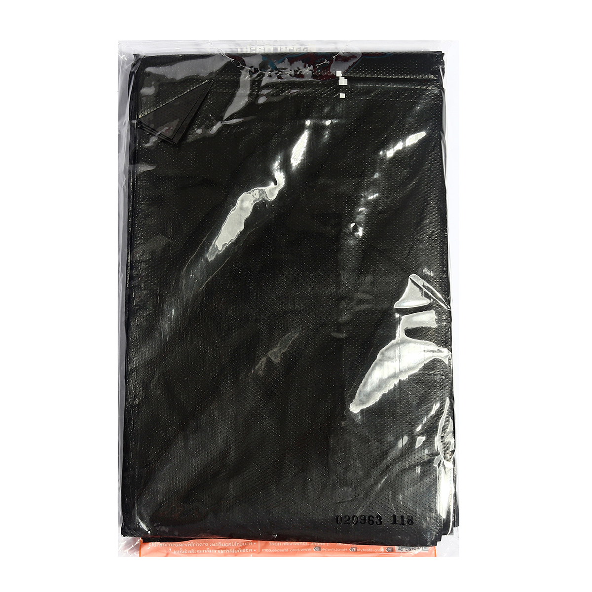 ถุงขยะแบบบางส้มป้ายฟ้า(20ใบ)24X28" HERO รูปที่ 2