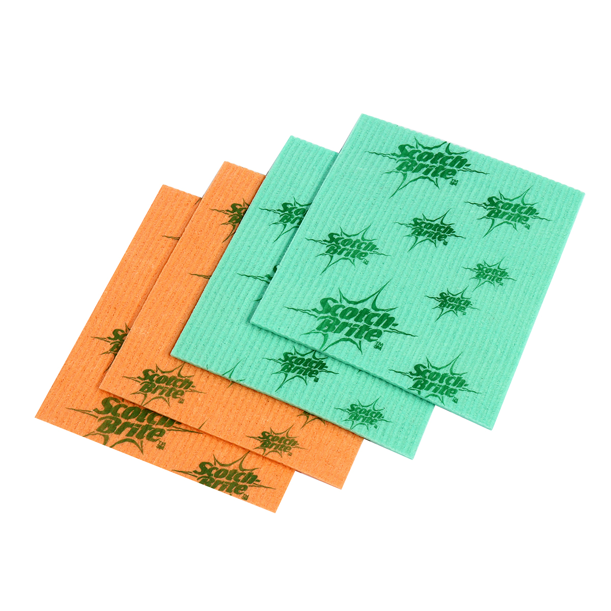 ผ้าฟองน้ำอเนกฯ 7X7.8X0.2"(4PCS/PAC) 3M รุ่น 0468 ราคา ฿102