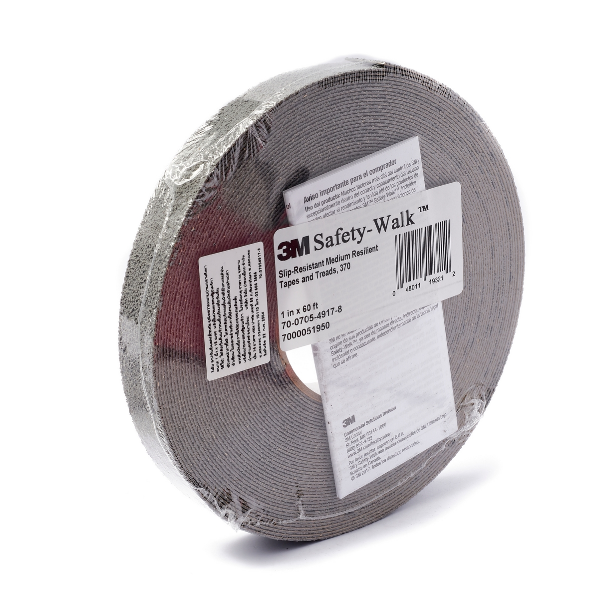 เทปกันลื่นหยาบปานกลาง 1"X60FT 3M รุ่น 370 ราคา ฿1,524