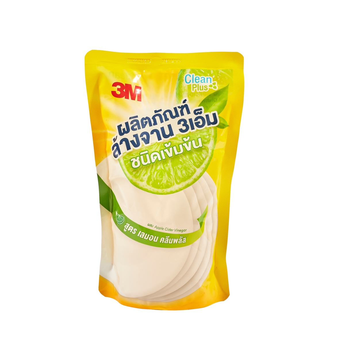 น้ำยาล้างจาน ชนิดเข้มข้น คลีนพลัส 400ML 3M รุ่น 0826 ราคา ฿19.2