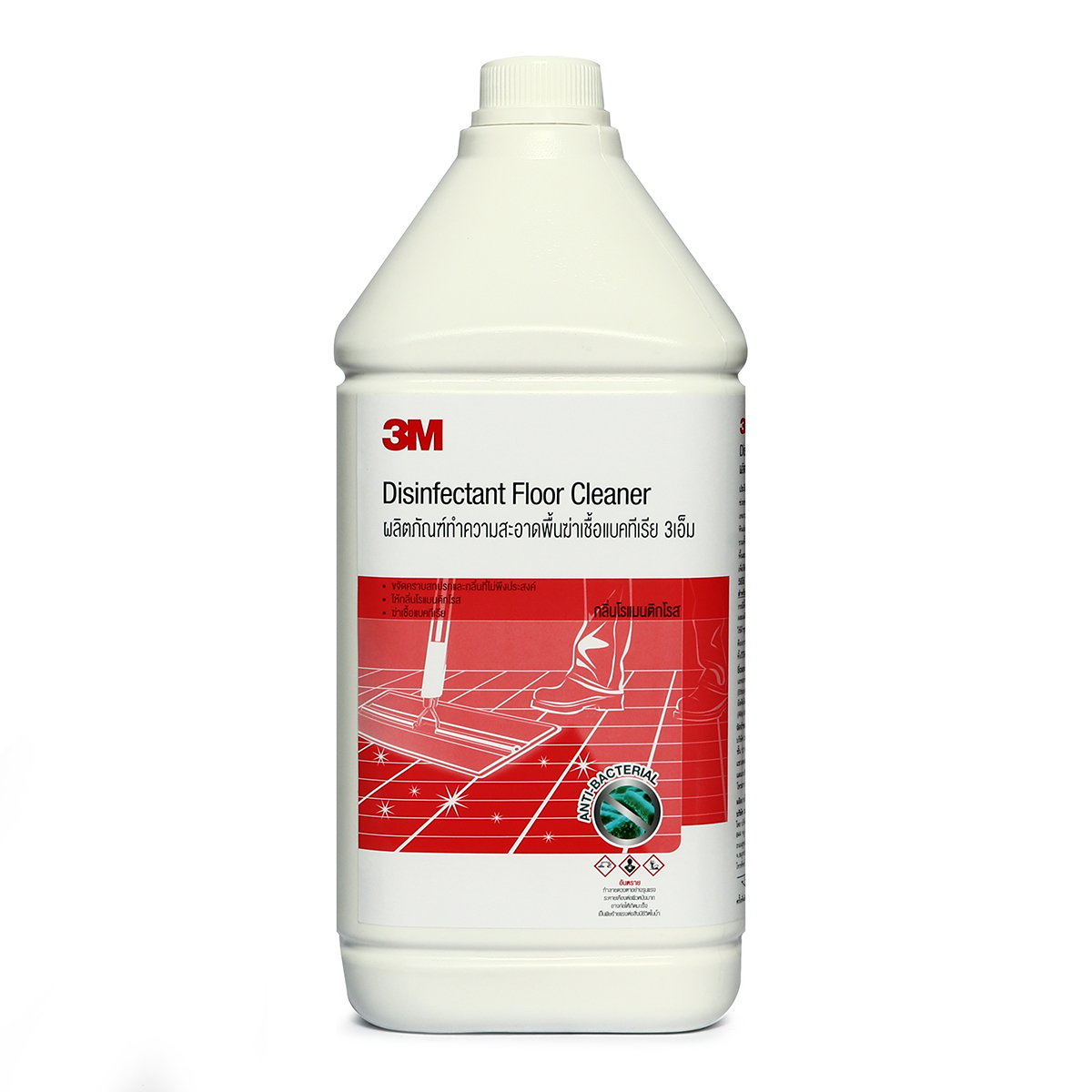 ผลิตภัณฑ์ทำความสะอาดพื้นฆ่าเชื้อโรค(โรส) 3M รุ่น 0855 ราคา ฿229.2