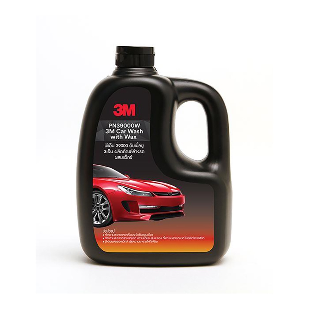 แชมพูล้างรถสูตรผสมแวกซ์ 1000ML PN39000W 3M รุ่น 2100 ราคา ฿108