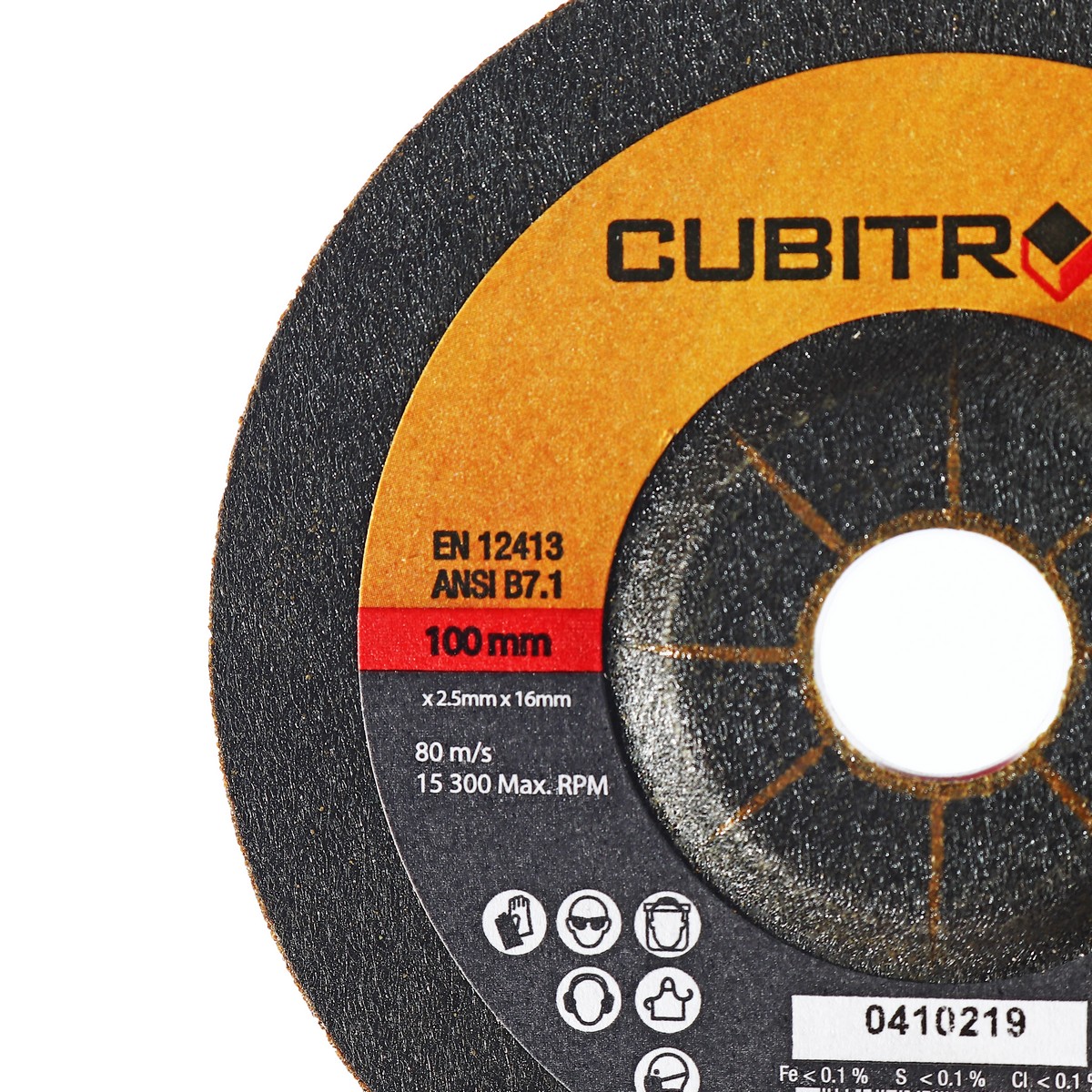 ใบเจียรทอง 4" CUBITRON II G60 100X2.5X16 3M รุ่น 0292 รูปที่ 3