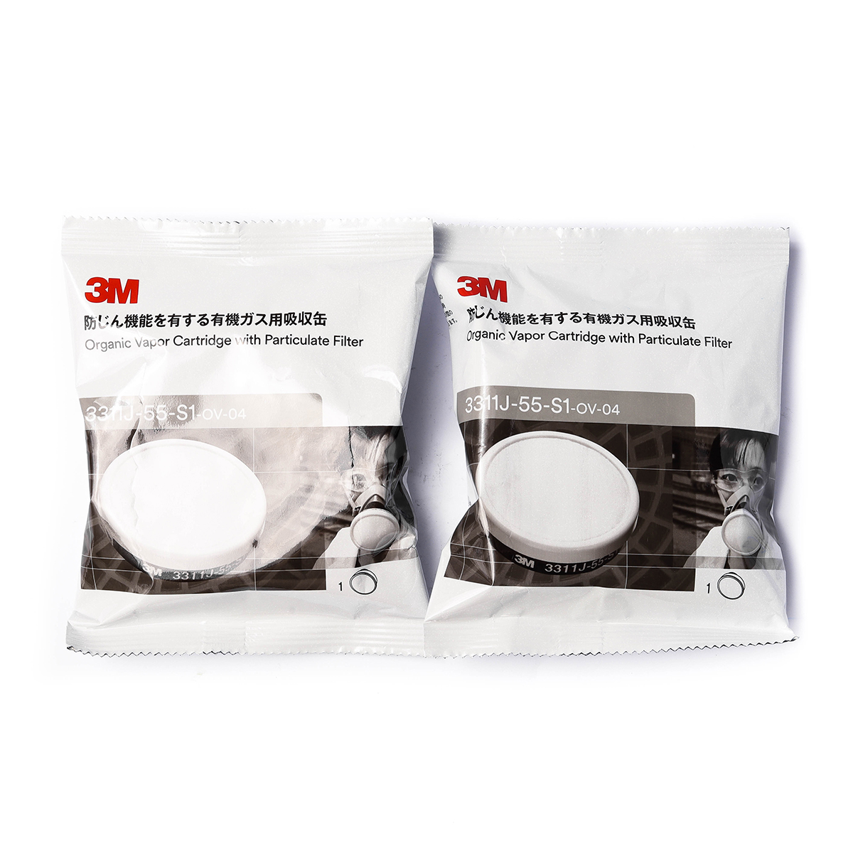 หน้ากากรหัส 3000 3200-55(ครบเซต) 3M รุ่น 0520 รูปที่ 4