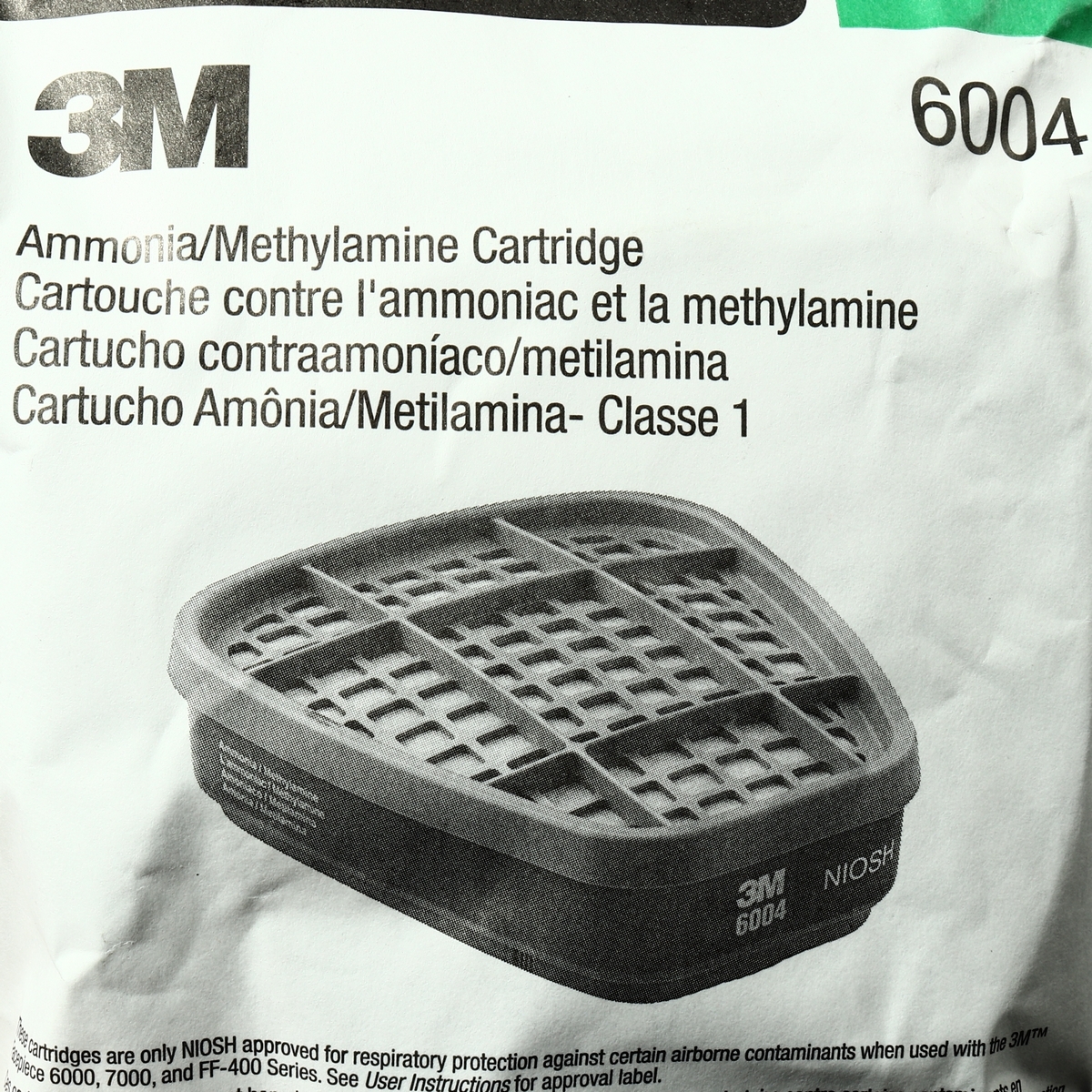 ตลับกรองป้องกันแอมโมเนีย(2P/PAC) 3M รุ่น NO.6004 รูปที่ 3