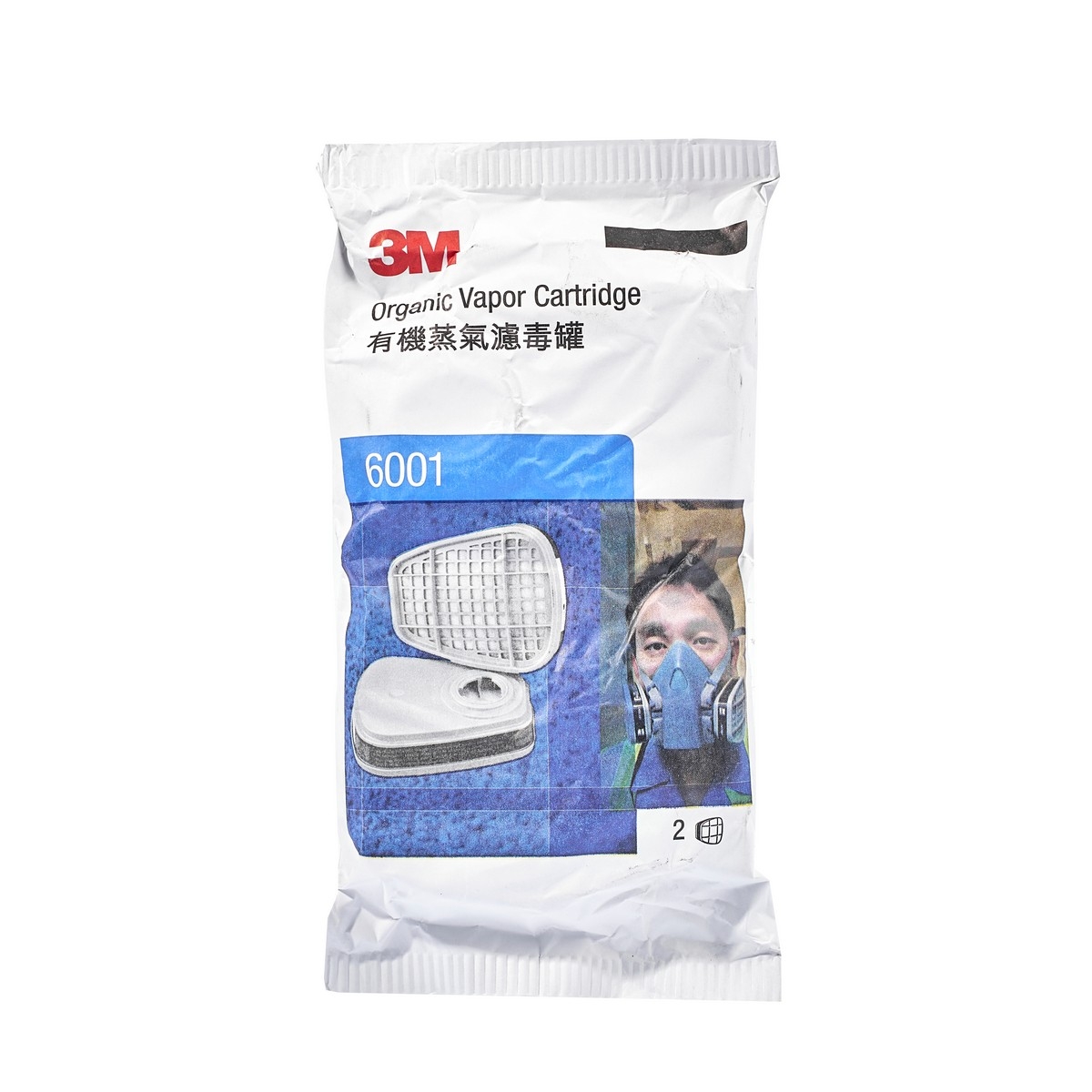 ตลับกรองแก๊ส(2PCS/PAC) 3M รุ่น NO.6001 รูปที่ 2
