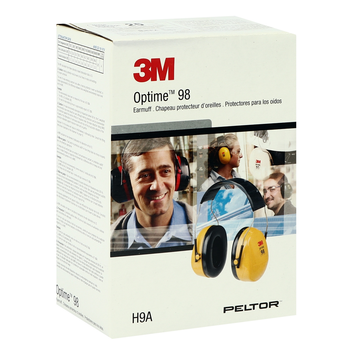 OPTIME98(H9A) ครอบหูลดเสียง แบบคาดศรีษะ 3M รุ่น 0870 ราคา ฿1,008