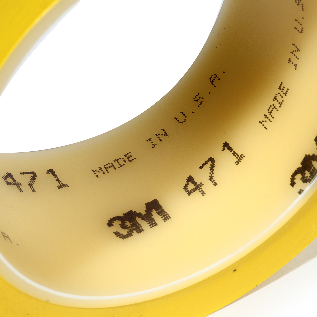 เทปพลาสติก ขนาด 48MMX33M(สีเหลือง) 3M รุ่น NO.471 รูปที่ 2