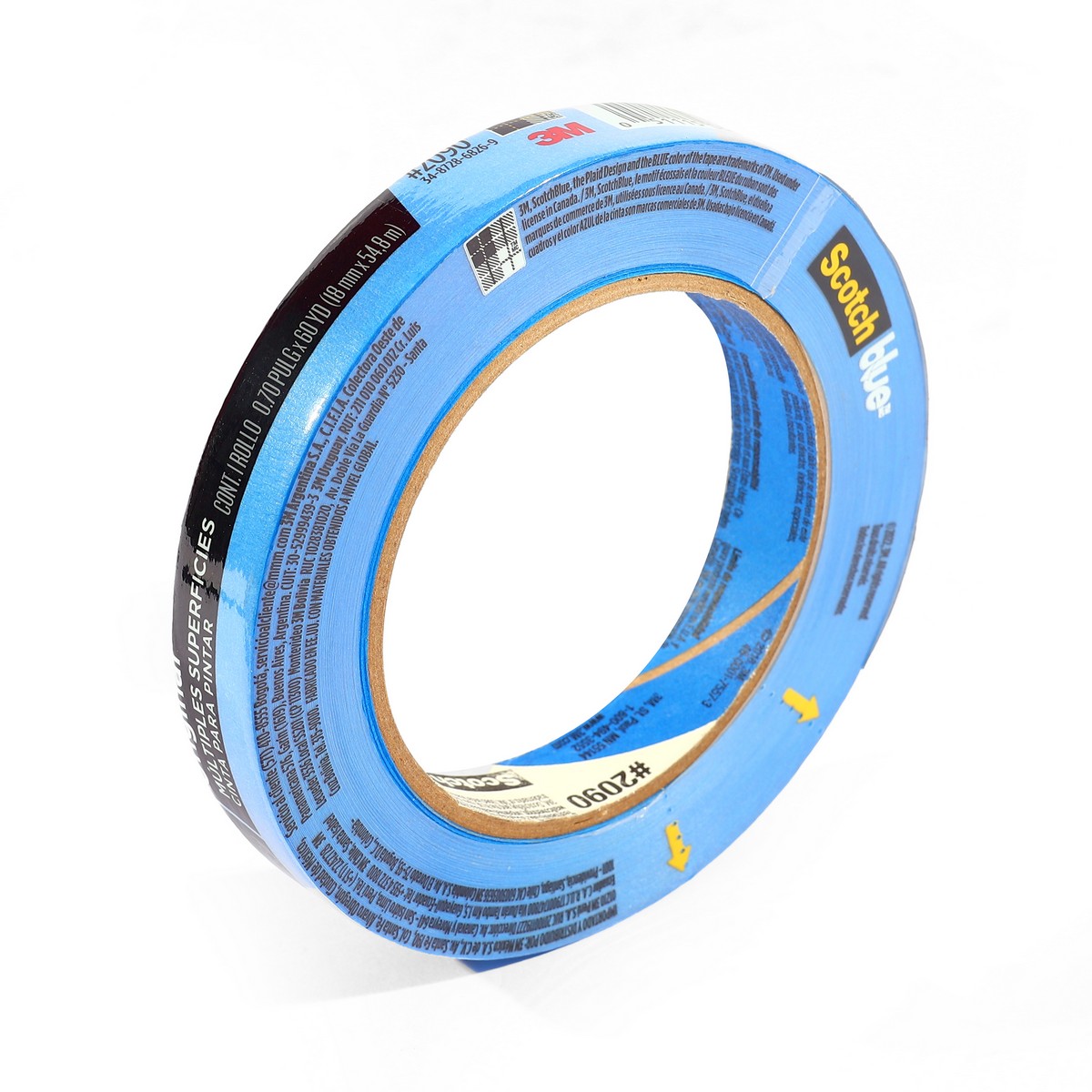กาวย่นสำหรับทาสี (สีฟ้า) 18 มม.X54.8ม 3M รุ่น 2090 ราคา ฿133.8