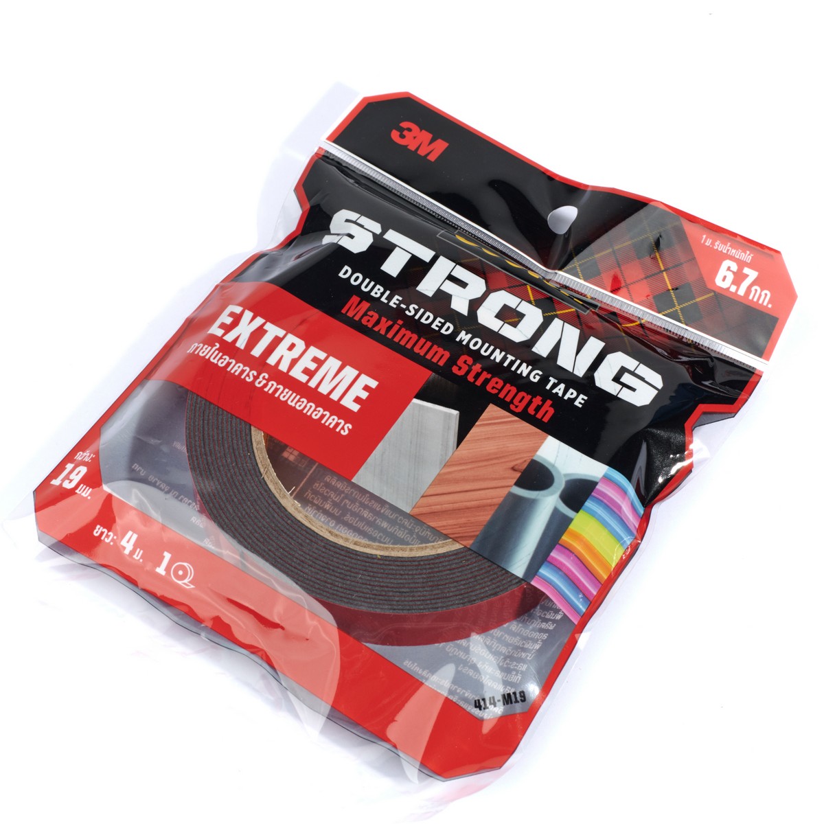 เทป 2 หน้า EXTREME แรงยึดสูง 19MMX4M 3M รุ่น 2415 ราคา ฿250.2