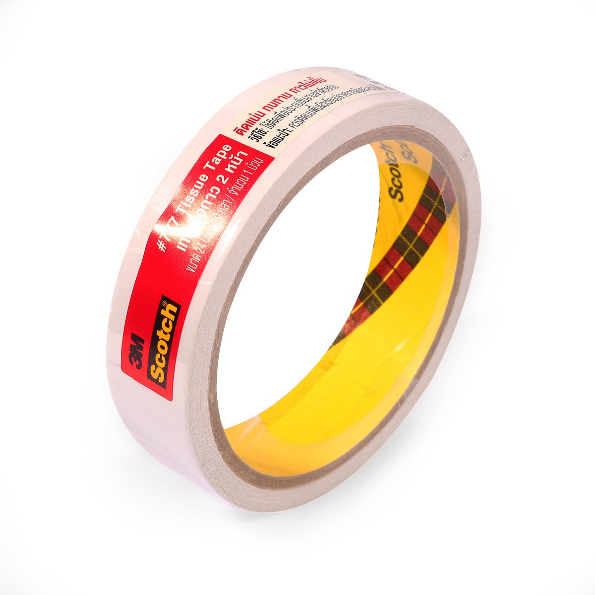 เทปเยื่อกาว 2 หน้า แบบบาง 24 มม.X10หลา 3M รุ่น 777 ราคา ฿69.6