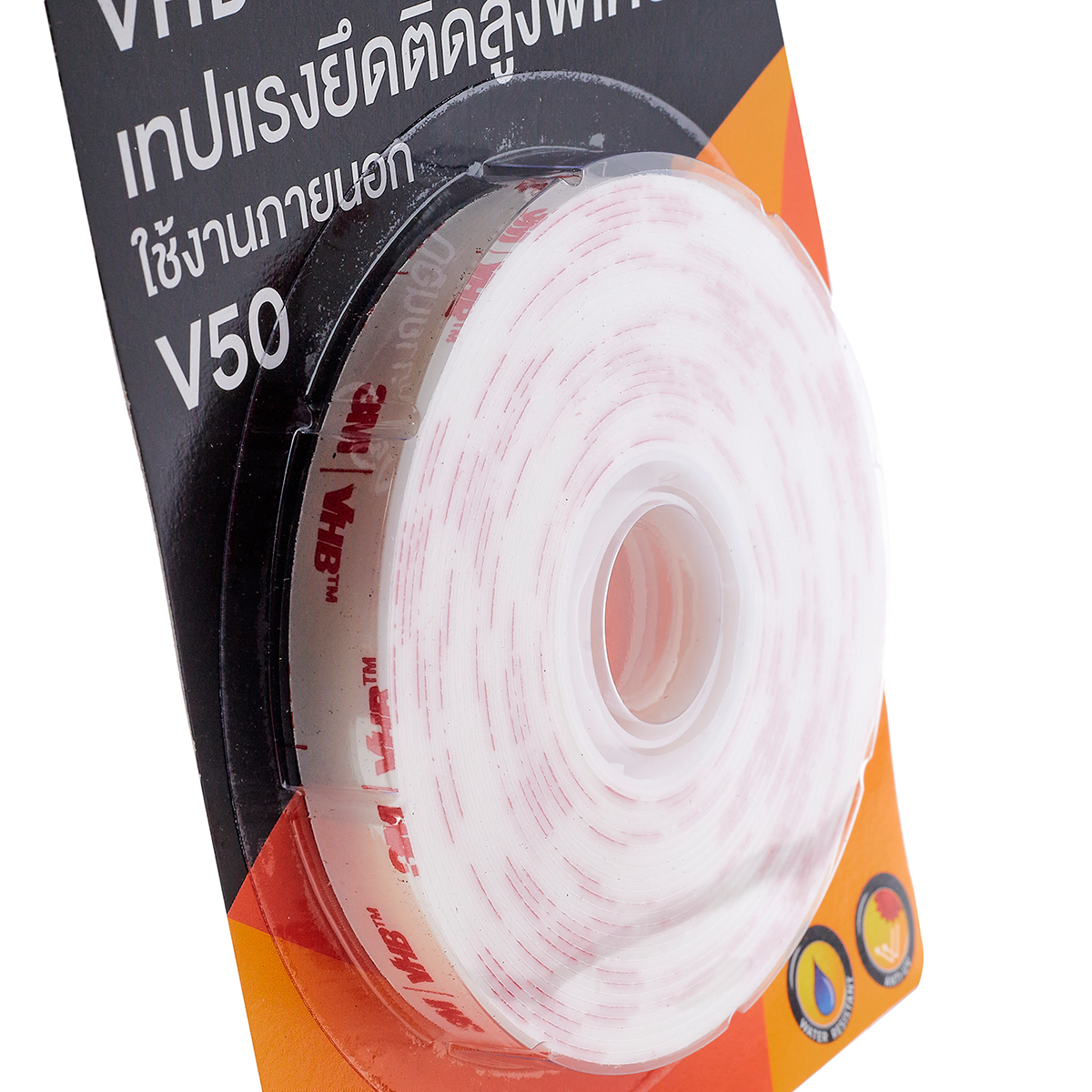 เทปแรงยึดติดสูง VHB 12 มม.X5ม. 3M รุ่น NO.V50 รูปที่ 2