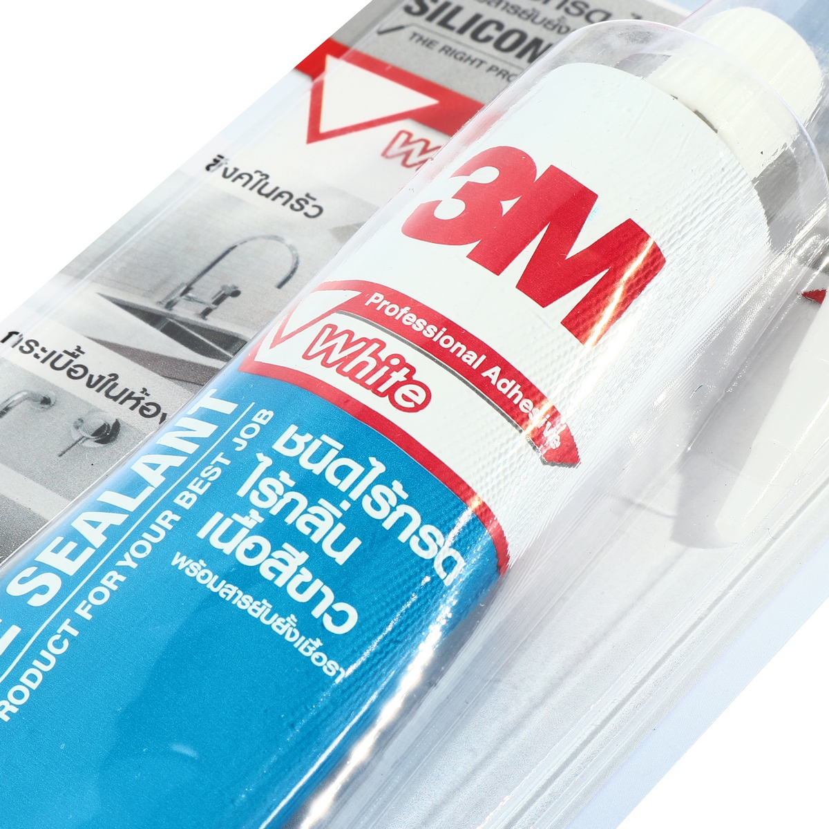 กาวซิลิโคน ไร้กรด-ไร้กลิ่น (สีขาว) 60ML 3M รุ่น 8125 รูปที่ 2