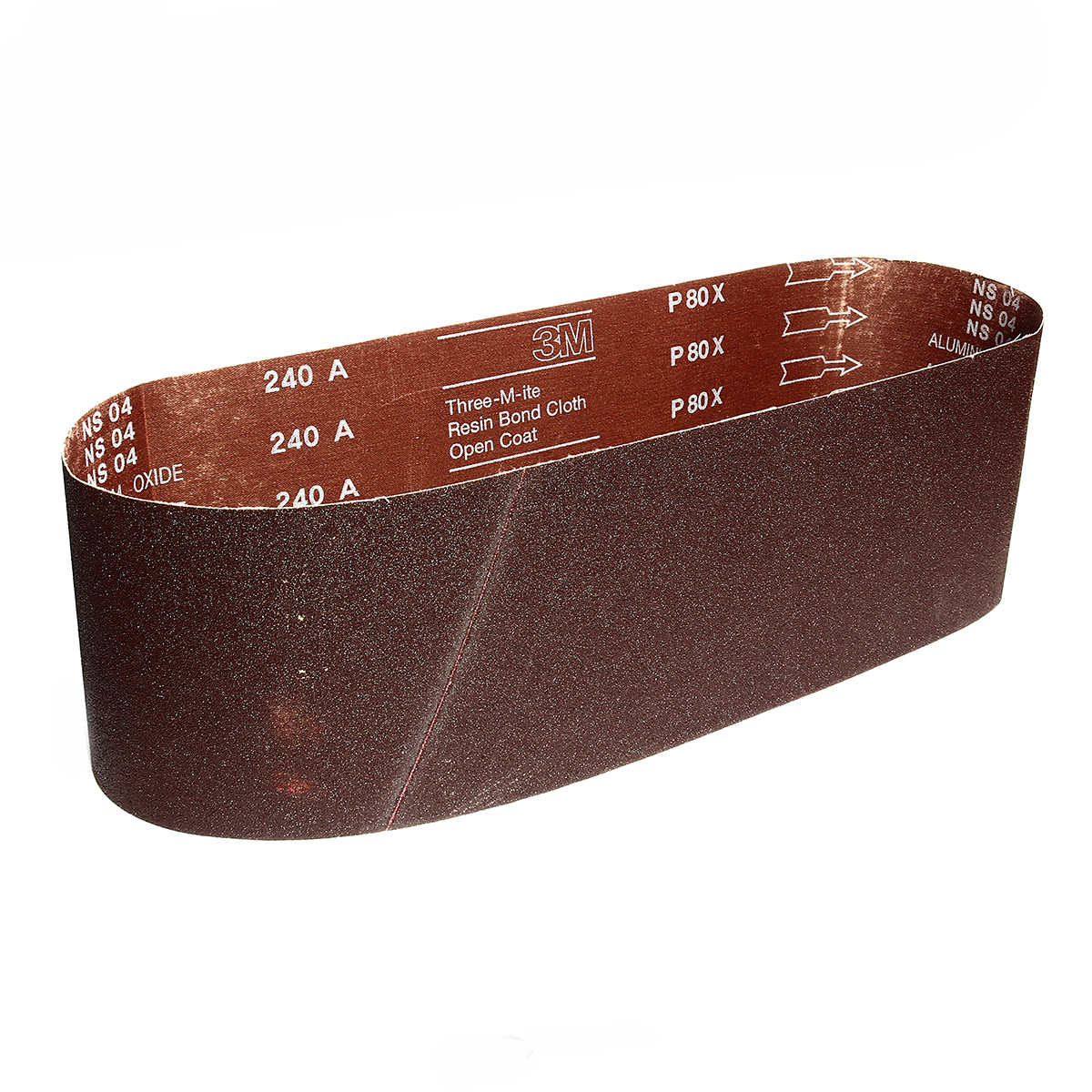 กระดาษทรายสายพาน 6"X48" #80(240A) 3M รุ่น 2075 ราคา ฿232.8