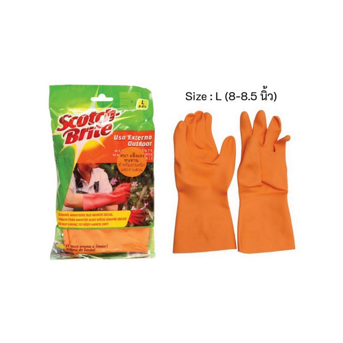 ถุงมือยางสำหรับงานสวน SIZE L 3M รุ่น 0088 รูปที่ 4