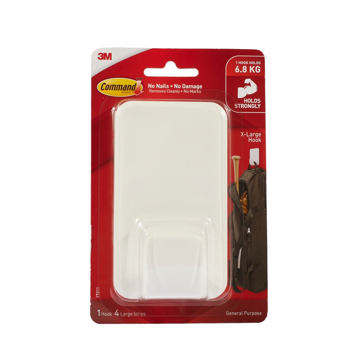 ตะขอแขวน 17011-ES ใหญ่พิเศษ (1 PC/PAC) 3M รุ่น 0245 ราคา ฿223.2