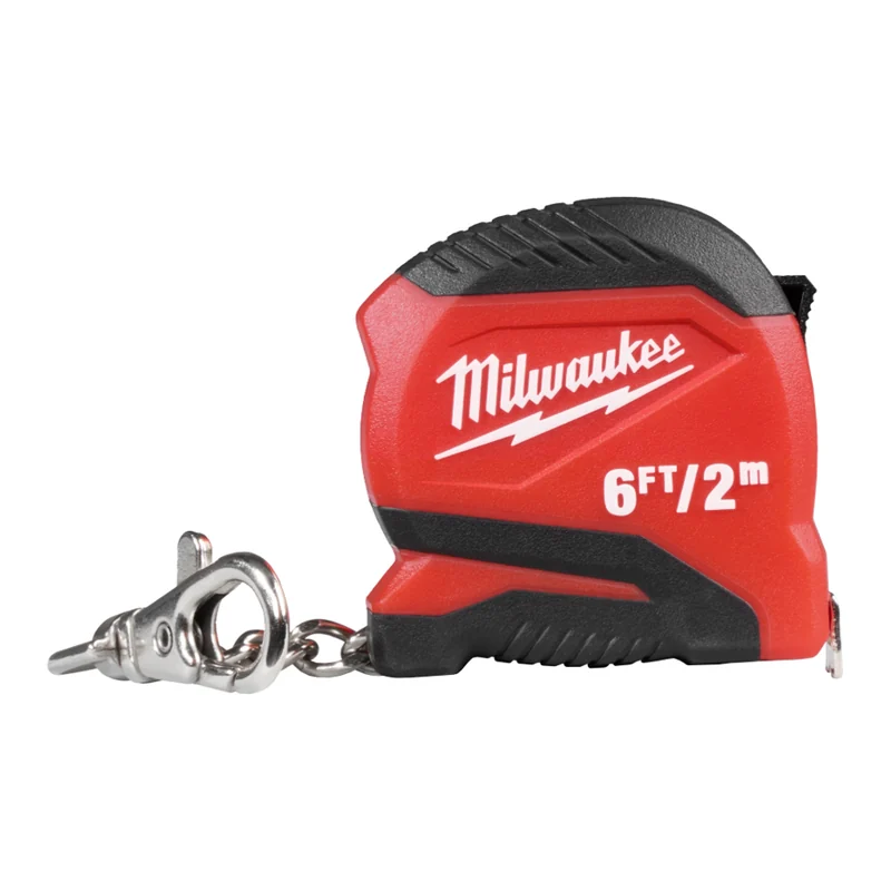 ตลับเมตรพวงกุญแจ 2 เมตร/6 ฟุต MILWAUKEE รุ่น 48-22-1706F ราคา ฿188