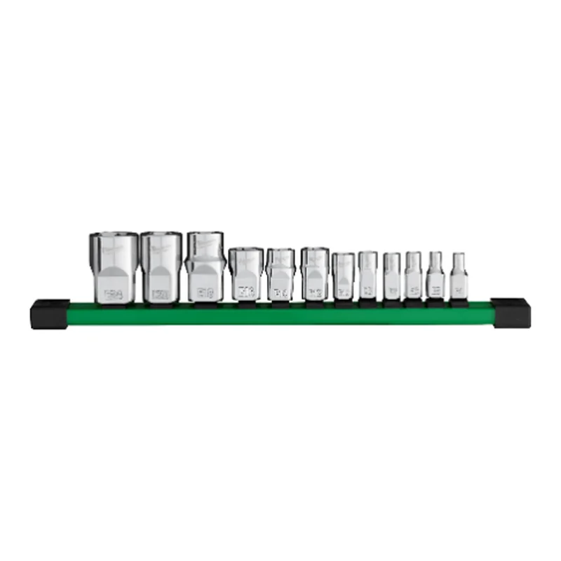 ชุดลูกบล็อกท๊อกซ์ 12 ชิ้น ขนาด 1/4”, 3/8”, 1/2” MILWAUKEE รุ่น 48-22-9570 ราคา ฿2,088