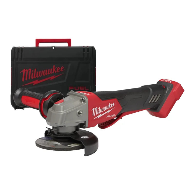 M18 FUEL™ เครื่องเจียร 4” ปรับความเร็วรอบได้ สวิทซ์ท้อง ระบบเบรค MILWAUKEE รุ่น M18 FSAGV100XPDB-0X0 ราคา ฿7,088