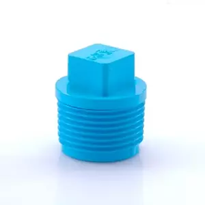 ปลั๊กอุดเกลียวนอก พีวีซี หนา สีฟ้า SCG 18 มม. (1/2") ราคา ฿1.8