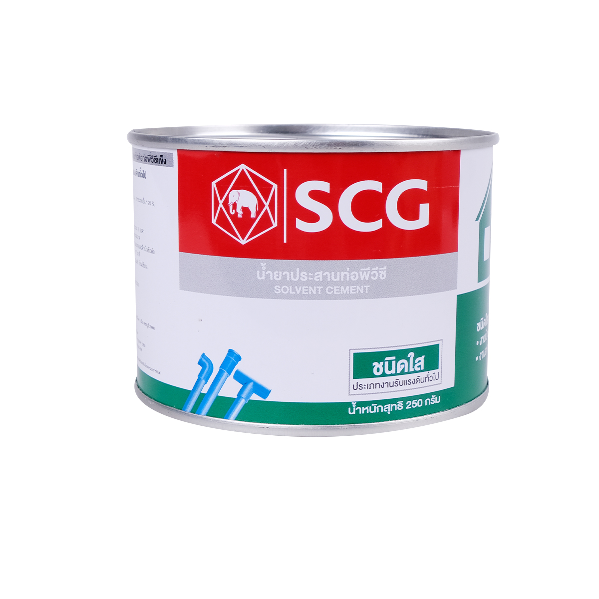 กาวทาท่อ PVC ชนิดใส SCG 100 กรัม ราคา ฿70