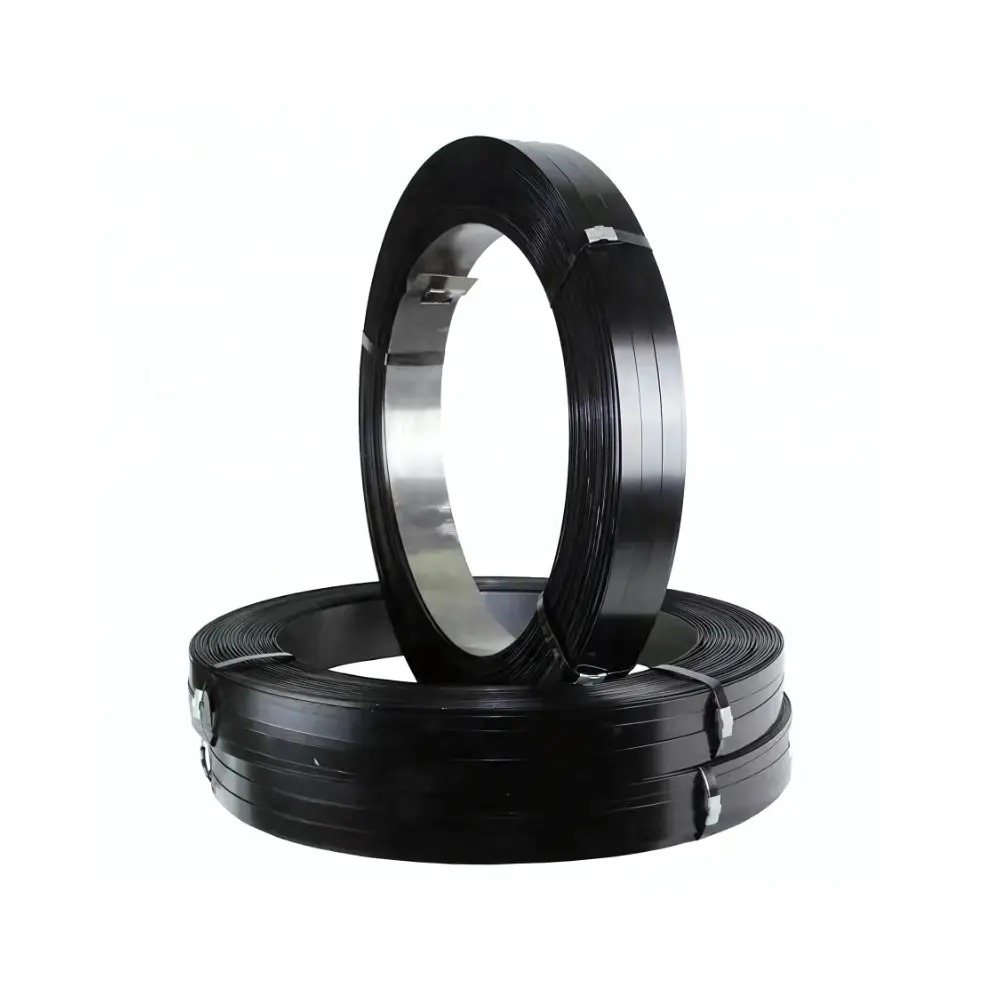 เหล็กพืด 25MM.X0.8MM. 1" สีดำ (50kg./ม้วน) ราคา ฿3,000