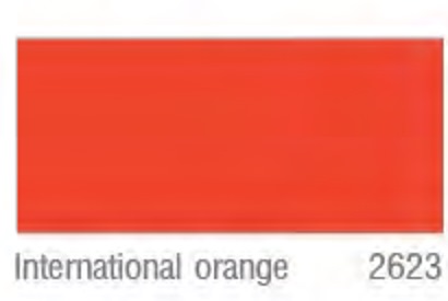 สีฟลอร์การ์ด 100 TOA #2623 INTERNATIONAL ORANGE สีส้ม A+B 3.785 ลิตร (ทาพื้น) ราคา ฿1,155