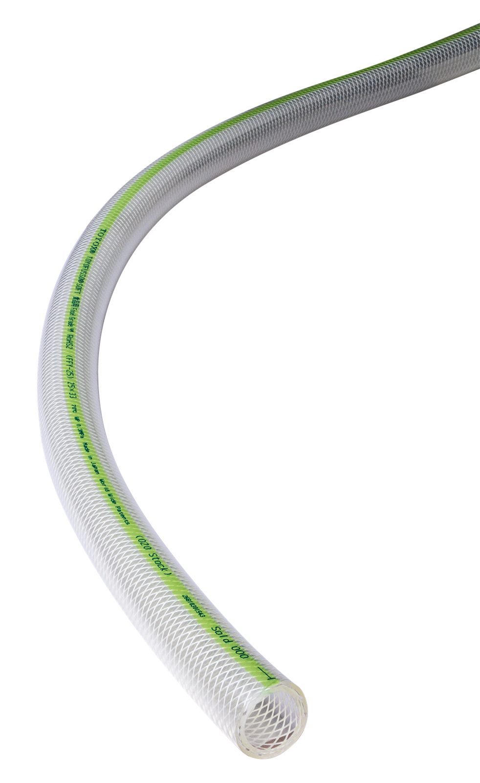TOYOX TOYOFUSSO SOFT Flexible Chemical Hose FFY-12-20 12X18mm 1/2" (20m/roll) photo 5
