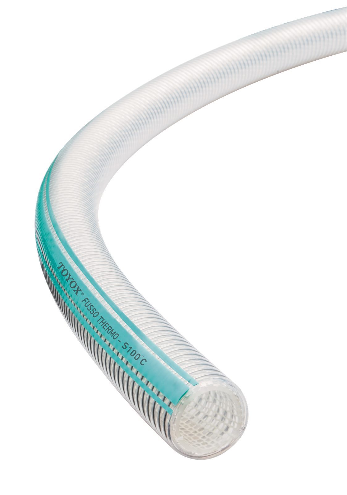 TOYOX FUSSOTHERMO-S100°C Heat and Chemical Resistant Flexible Suction Hose FSTH100C-25 25.4X35.5mm 1" (10m/roll) price ฿126,952.5