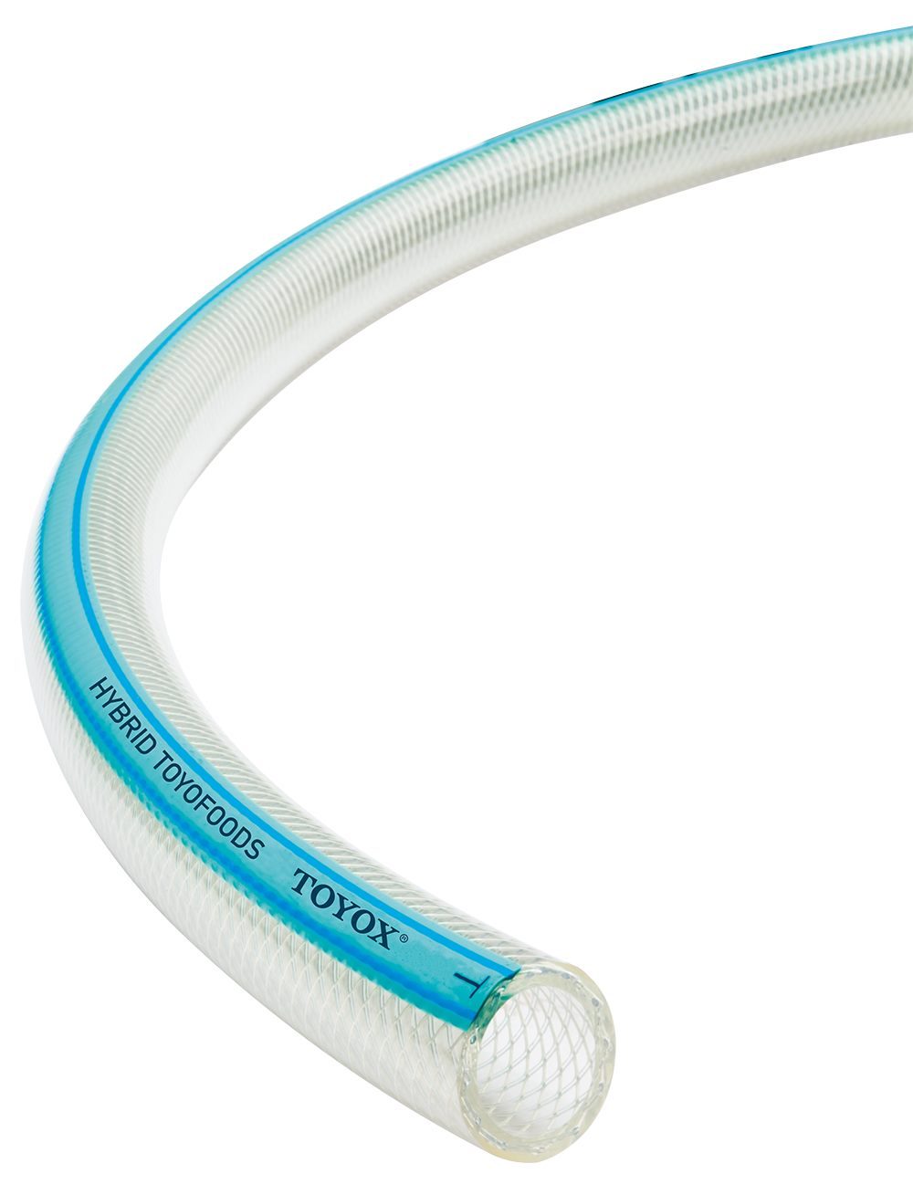 TOYOX HYBRID TOYOFOODS Highly Flexible Food Hose HTF-15 15X22mm 5/8" (100m/roll) photo 2