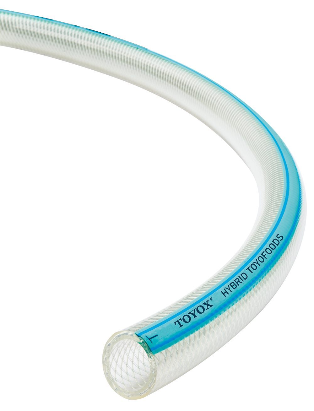 TOYOX HYBRID TOYOFOODS Highly Flexible Food Hose HTF-15 15X22mm 5/8" (100m/roll) photo 3