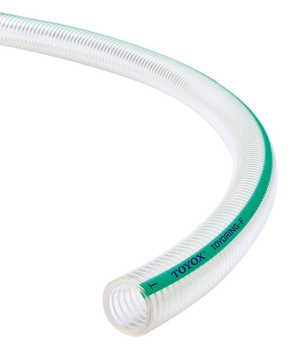 TOYOX TOYORING-F Kink Resistant Food Suction and Delivery Hose TGF-15-50 15X22mm 5/8" (50m/roll) photo 5